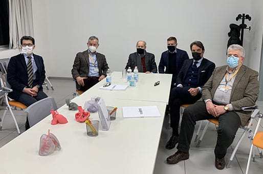 Il Presidente Vescovi in visita in Sisma per il progetto sulla “Stampa 3d e Chirurgia”